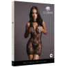 Le Désir Robe High Neck Lace Noir